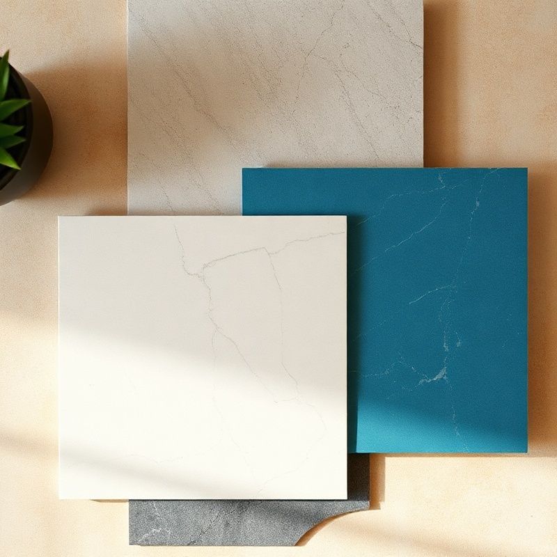 Échantillons de matériaux de rénovation en flat-lay